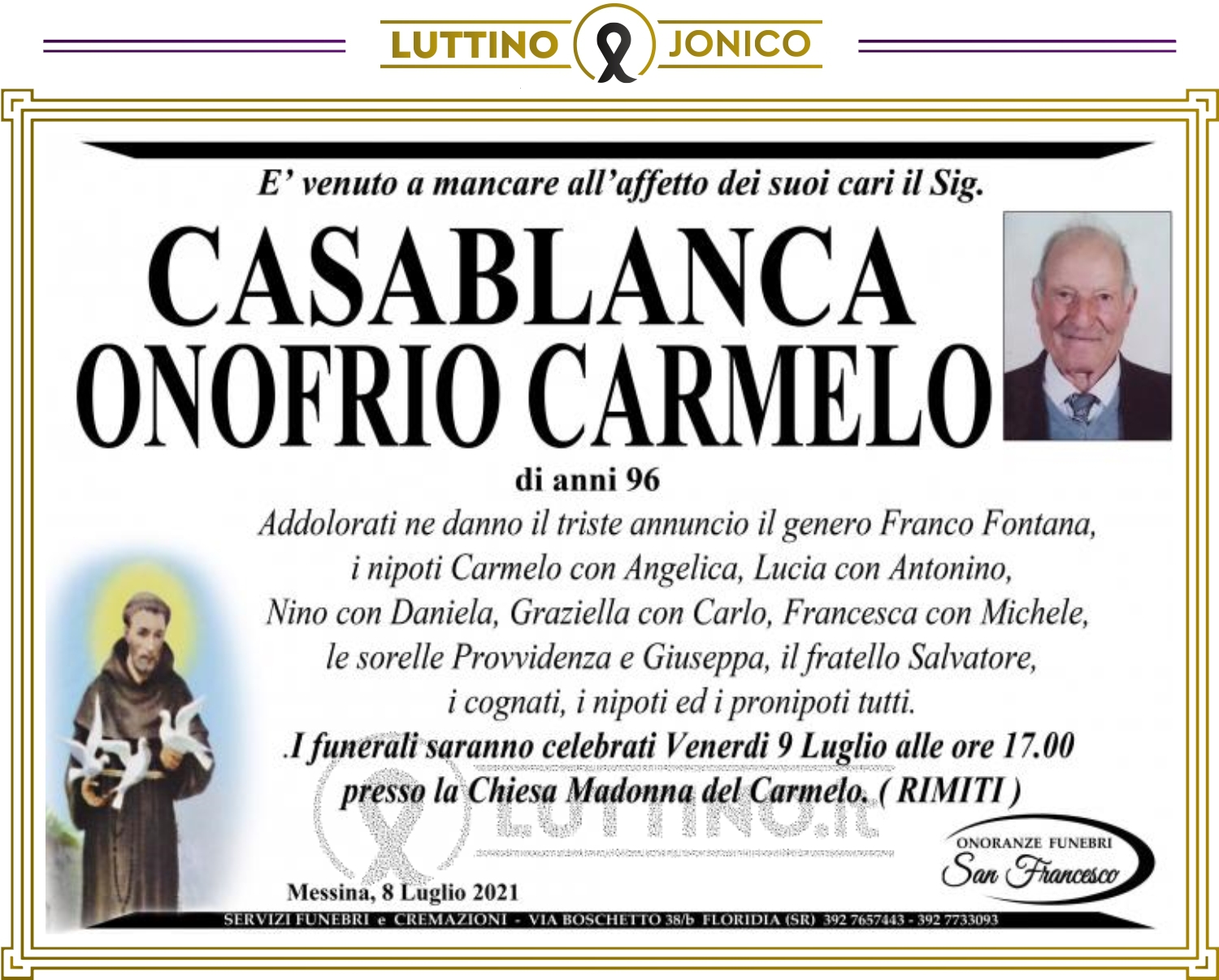 Onofrio Carmelo  Casablanca 